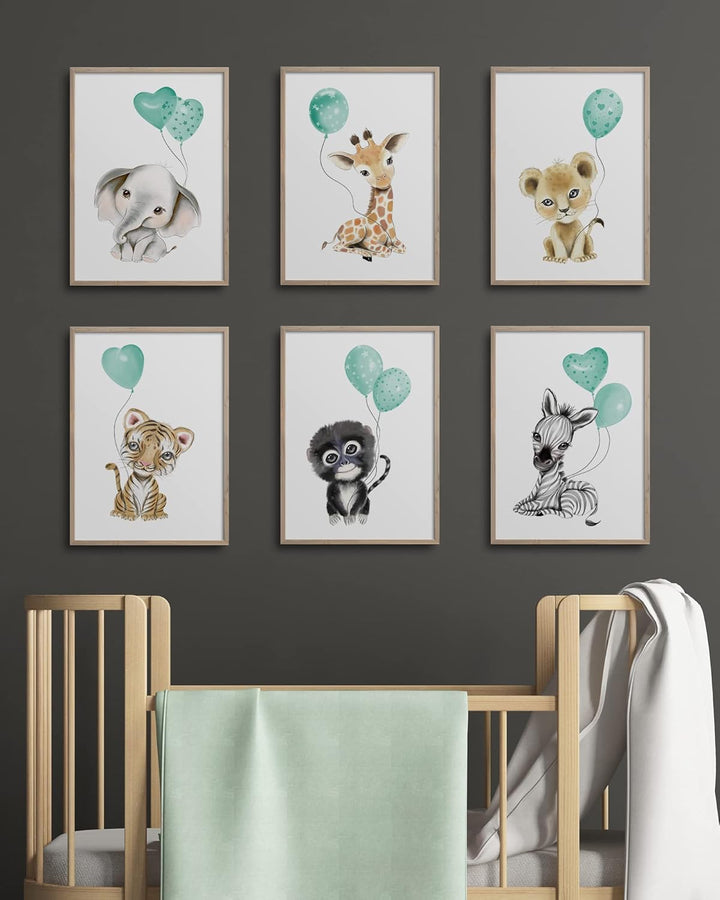 Hambient Poster Kinderzimmer - Bilder Babyzimmer Deko, Junge, Mädchen - Wandbilder, Kinderposter, De