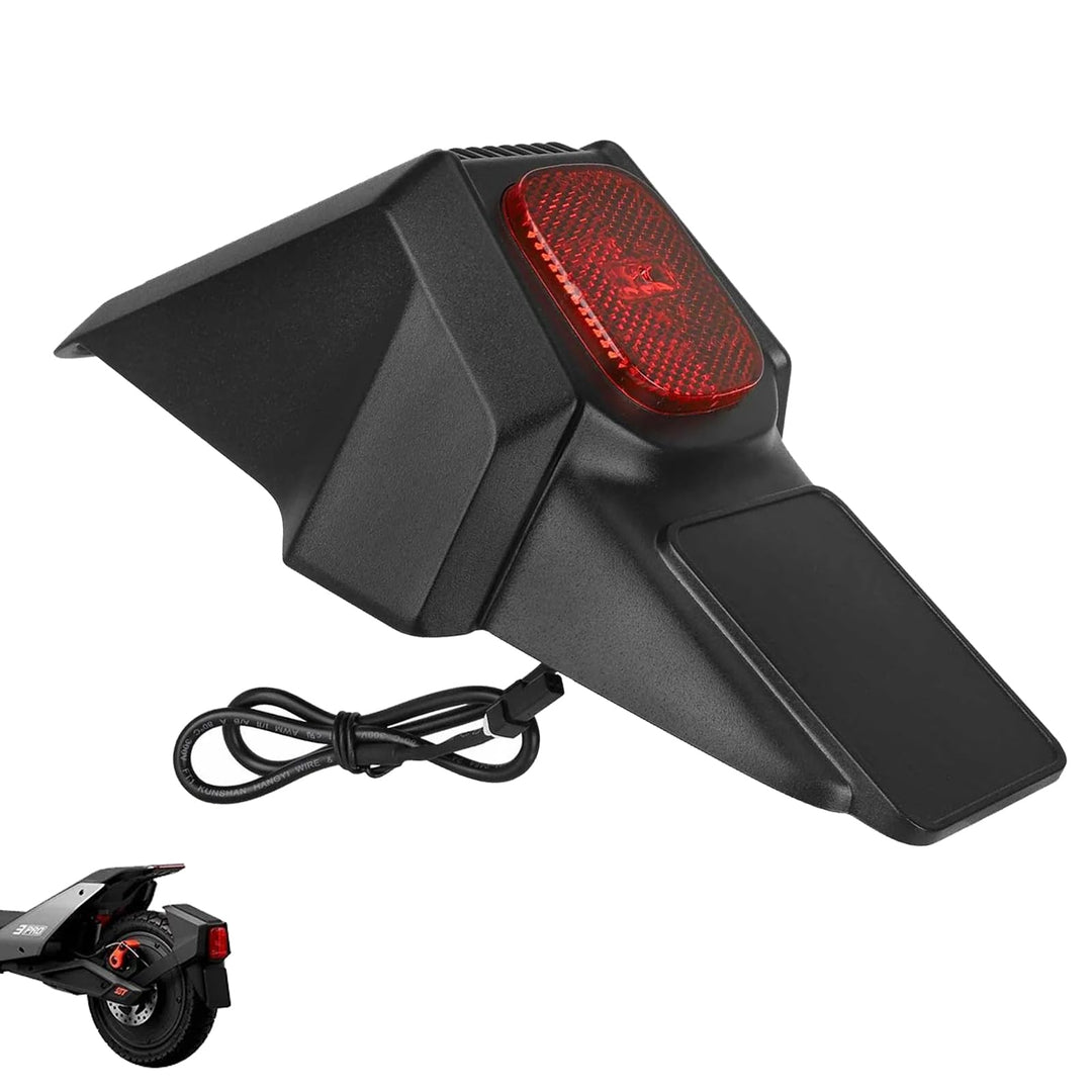 Hinterer Kotflügel mit LED Rückleucht für Segway Ninebot ZT3/ZT3 Pro Elektroroller mit Rücklicht, Le