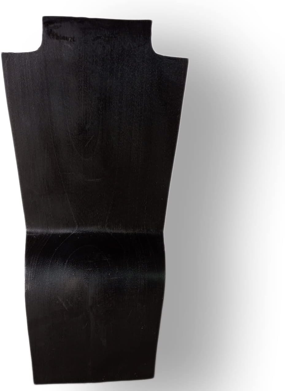 ART-CRAFT Halskettenständer Schmuckständer Halskettendisplay Schmuckbüste aus Holz schwarz 30 cm Sch