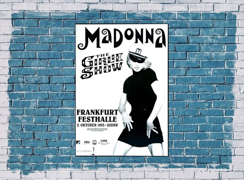 Madonna - The Girlie Show, Frankfurt 1993 » Konzertplakat/Premium Poster | Live Konzert Veranstaltun