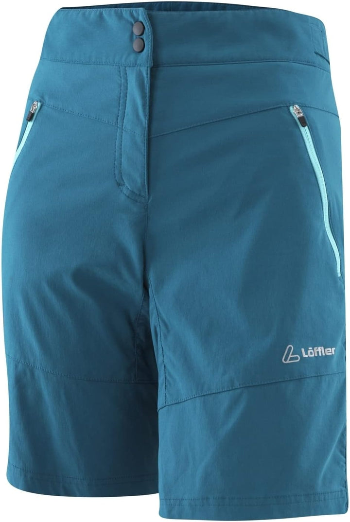 Löffler W Bike Shorts EVO CSL 38 Blue Coral, 38 Blue Coral