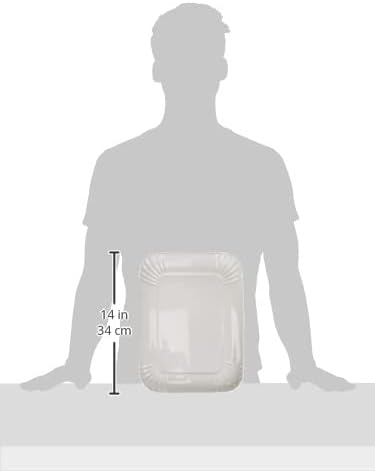 Seletti Vorratsdose Tablett, Porzellan, Weiss, 26 x 34 cm