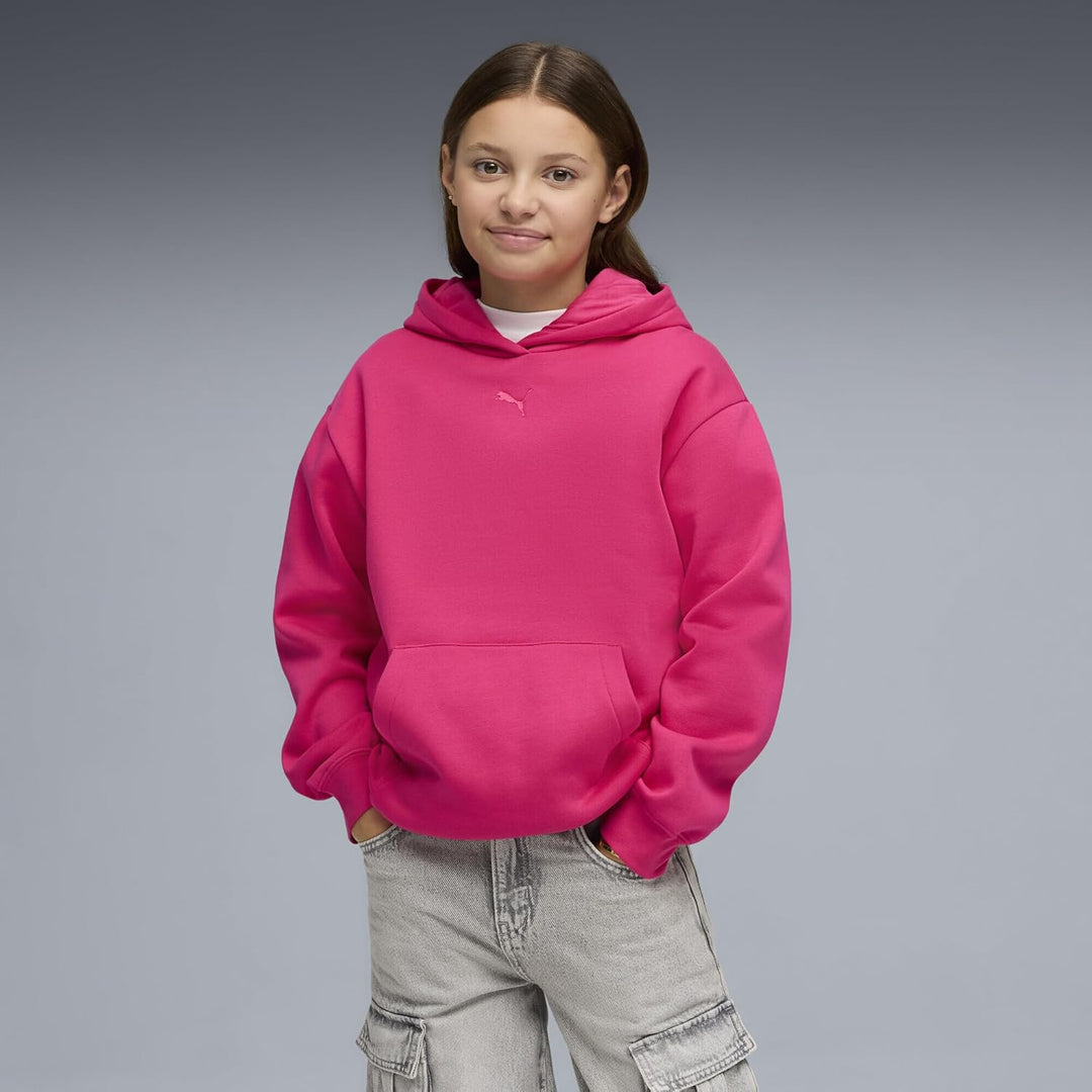 PUMA Mädchen Essentials Fleece Relaxed Hoodie 164 Rosa, 164 Rosa