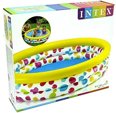 Intex Pool mit 3 Ringen, Mehrfarbig, 168 x 38 cm