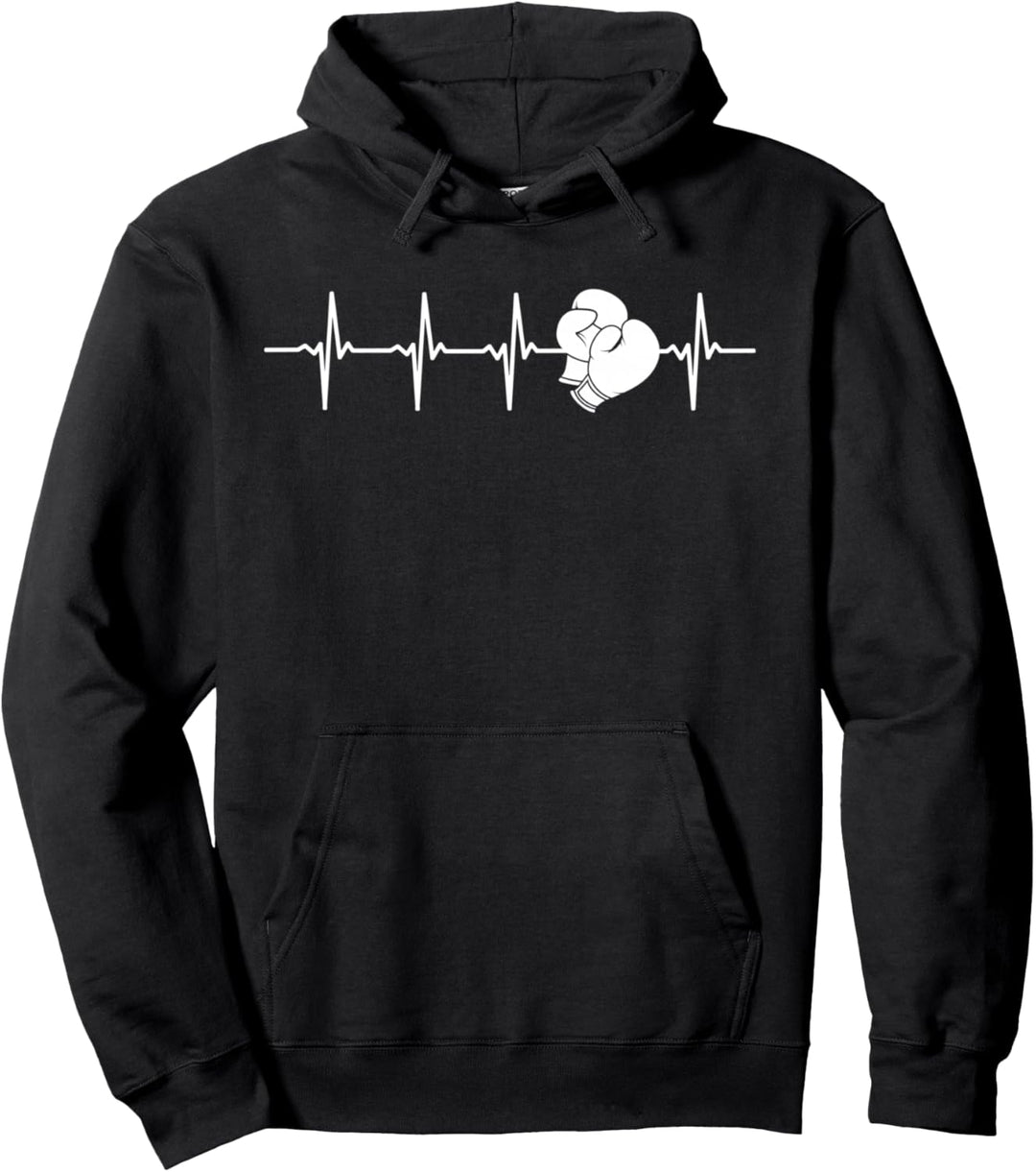 Boxen Herzschlag Heartbeat Geschenk für Boxer Pullover Hoodie