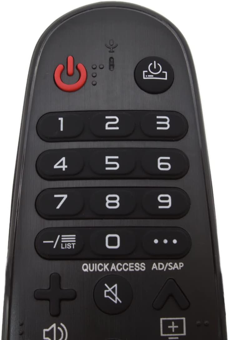 azurano Universal Fernbedienung für LG Magic Remote AN-MR20GA, AN-MR19BA, AN-MR18BA mit Maus & Sprac