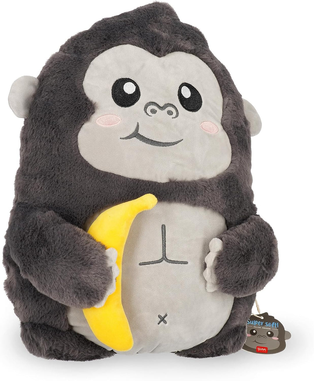 LEGAMI - Plüschkissen Super Soft! Pillow - Gorilla, Gorilla