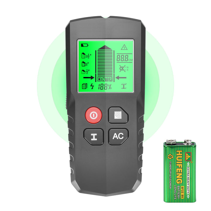 Leitungssucher Ortungsgerät, 5 in 1 Multifunktions Wand Scanner Detektor Stud Finder, Leitungssuchge
