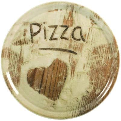 Topkapi Pizzateller-Set Pizza-Amore - 3 Stück grosse Pizzateller Ø ~31,5 cm mit Komplett Dekor Volld