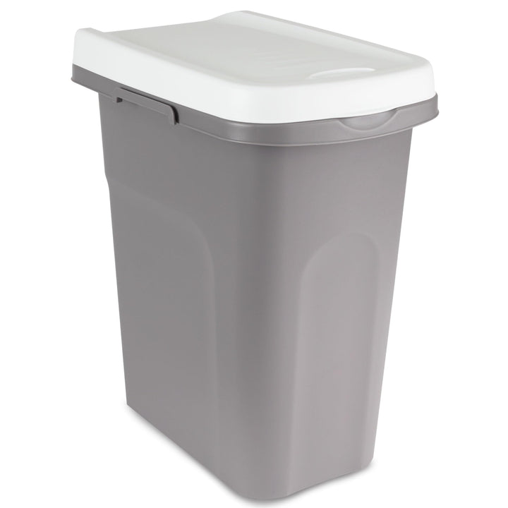 25L Mülleimer weiss, Mülleimer Küche, Mülltonne, Abfalleimer Küche, Trash Bin, Mistkübel, Gelber Sac