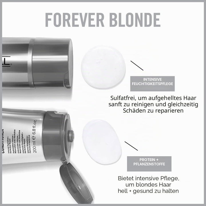 Paul Mitchell Forever Blonde Shampoo - Shampoo für blondes Haar ohne Sulfate, Hair-Care für aufgehel