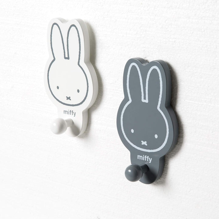 roba Wandhaken miffy 2er-Set mit Hasen Motiv - Garderobe & Deko fürs Baby & Kinderzimmer - Kleiderha