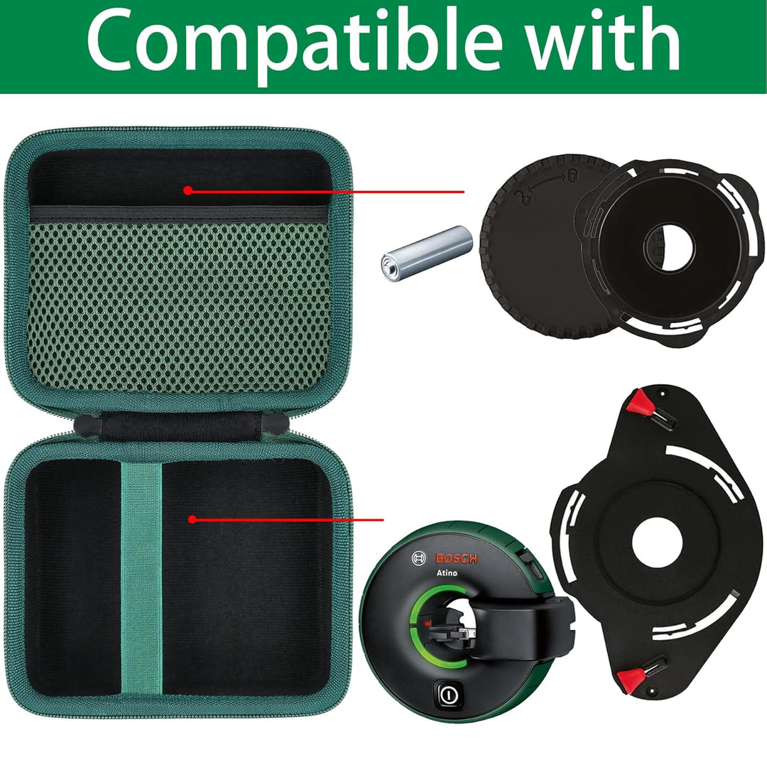 Nur Tragetasche | co2CREA Hartschalen Etui Schutztasche kompatibel mit Bosch Atino 2-in-1 Linienlase