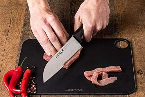 Arcos Serie Niza - Santoku Messer Messer Asiatischer Art- Klinge Nitrum Edelstahl 180 mm - HandGriff