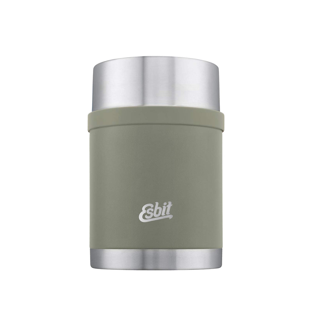 Esbit Thermobehälter Sculptor für Essen - Warmhaltebehälter 750 ml in Stone Grey - aus Edelstahl für