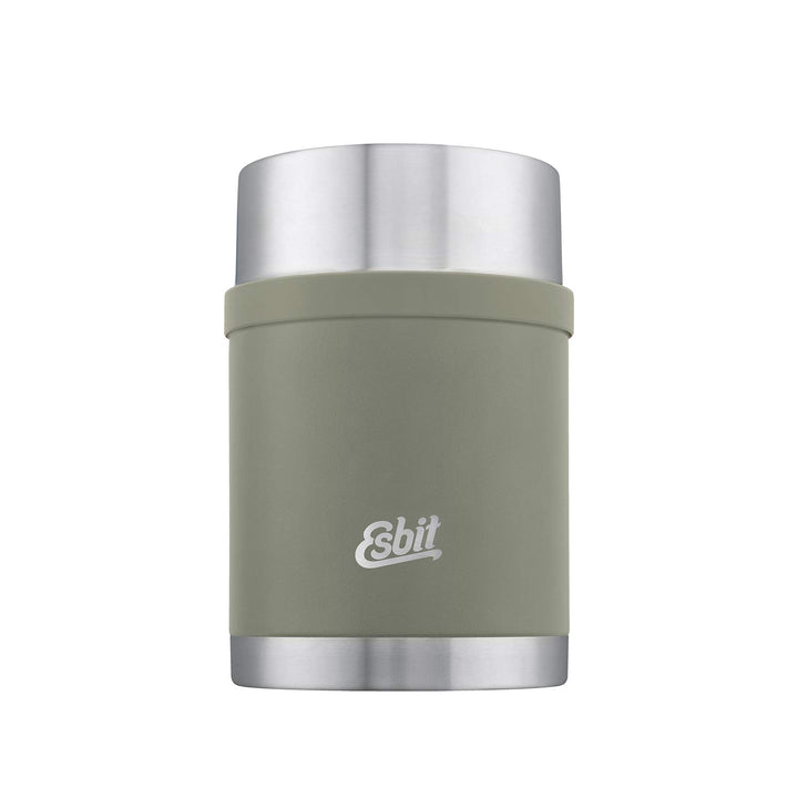 Esbit Thermobehälter Sculptor für Essen - Warmhaltebehälter 750 ml in Stone Grey - aus Edelstahl für