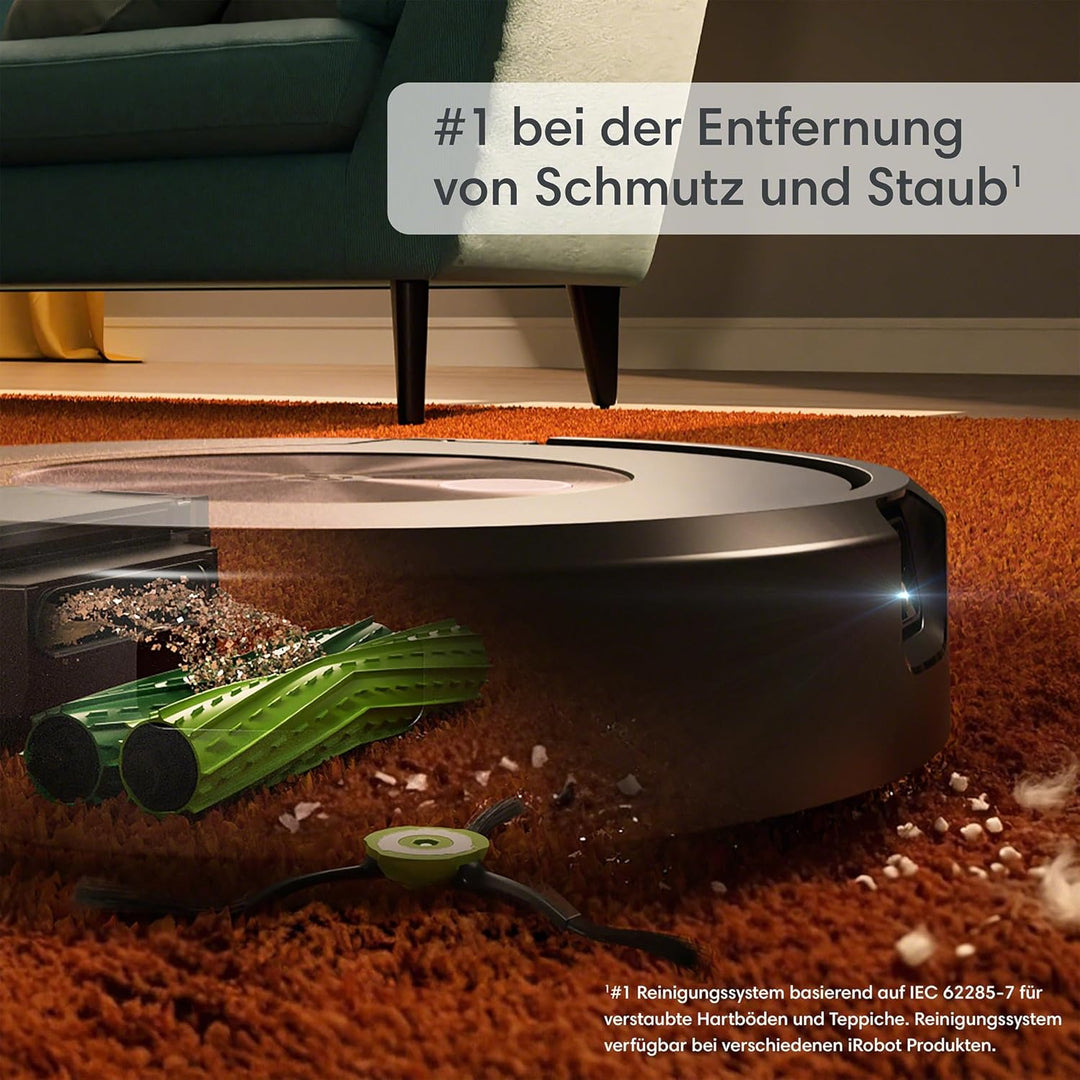 iRobot Roomba Combo j9+ Saug- und Wischroboter mit autom. Absaug-/Nachfüllstation, Kartierung, Preci