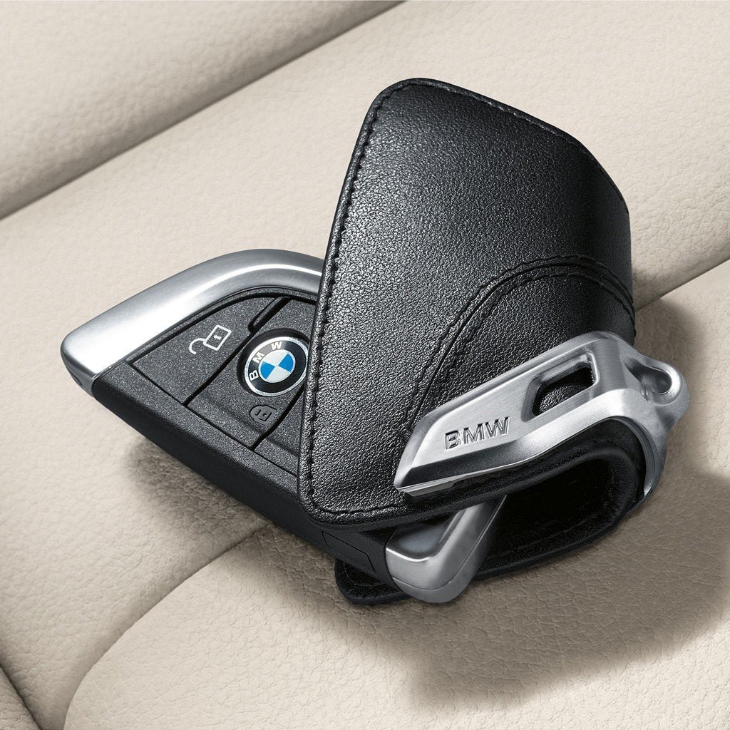 ORIGINAL BMW Schlüsseletui Schlüsseltasche Key-Bag Leder Schwarz 82292344033