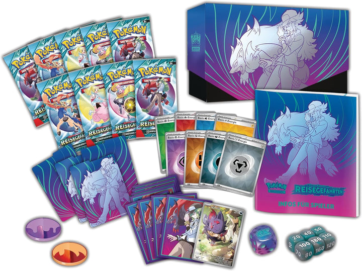 Pokémon-Sammelkartenspiel: Top-Trainer-Box Karmesin und Purpur – Reisegefährten (1 Vollbild-Promokar