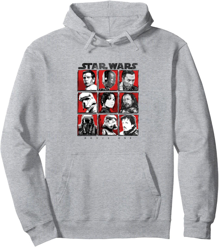 Star Wars Rogue One Portrait Box Up Pullover Hoodie