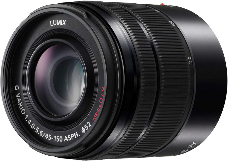 Panasonic H-FS45150EKA LUMIX G Vario Telezoom 45-150 mm F4.0-5.6 ASPH. Objektiv (90-300 mm KB, O.I.S