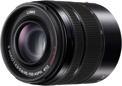 Panasonic H-FS45150EKA LUMIX G Vario Telezoom 45-150 mm F4.0-5.6 ASPH. Objektiv (90-300 mm KB, O.I.S