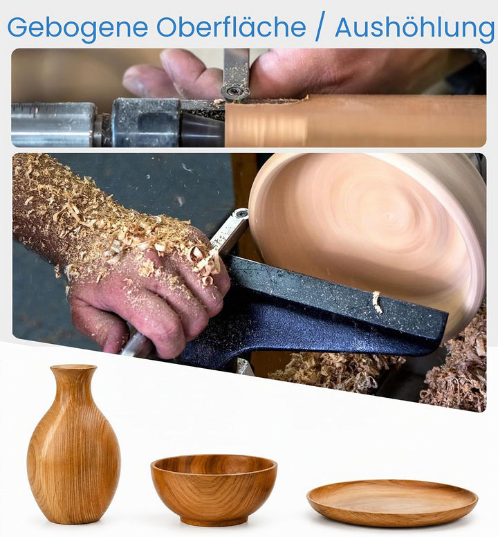 CDBP 8,9 mm runde Hartmetall-Einsätze, Wendeschneidplatten passend für DIY Drehmaschine Holzdrehwerk