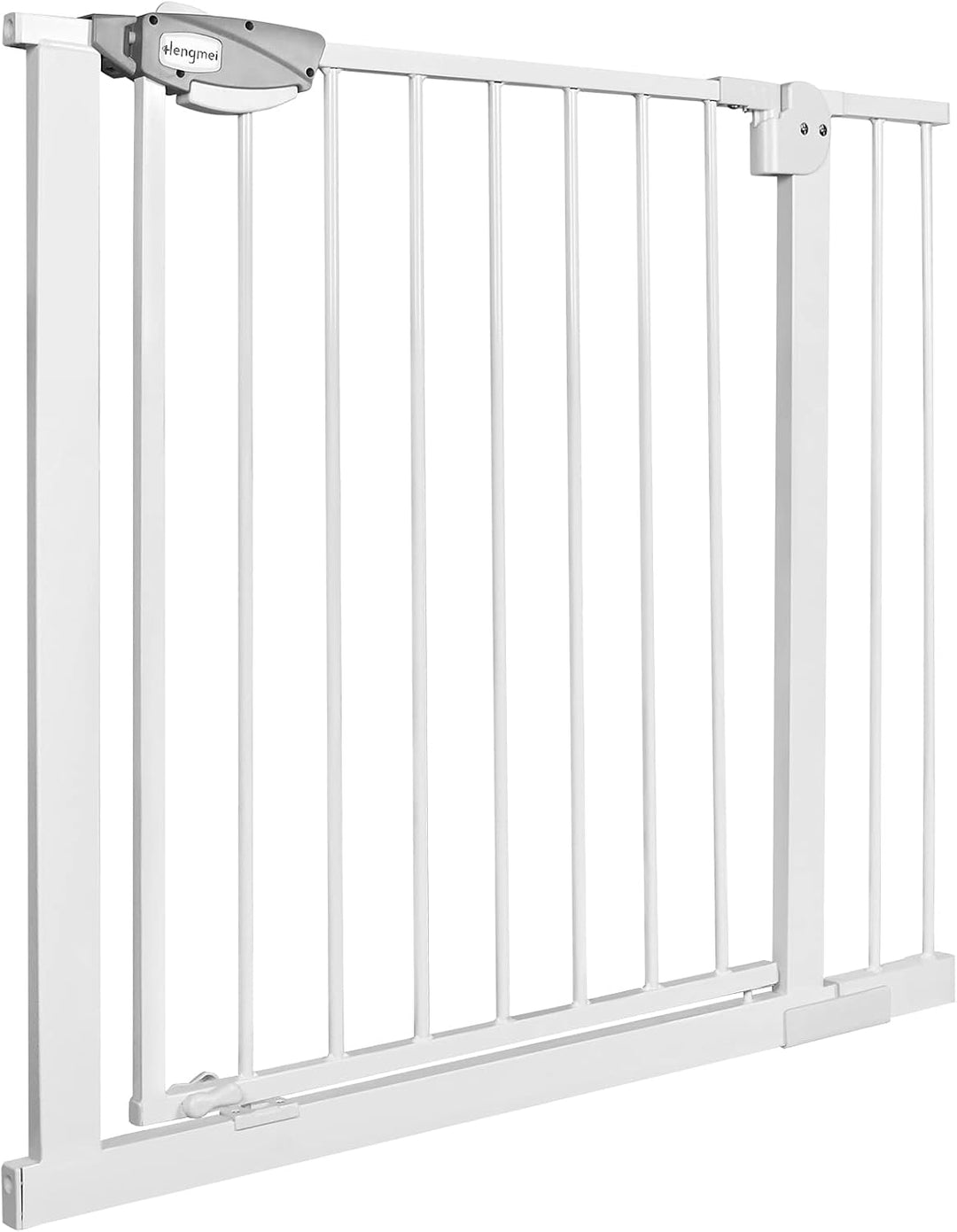 NAIZY Türschutzgitter für Kinder, Treppenschutzgitter N Stop Safety Gate mit Ohne Bohren und Metall