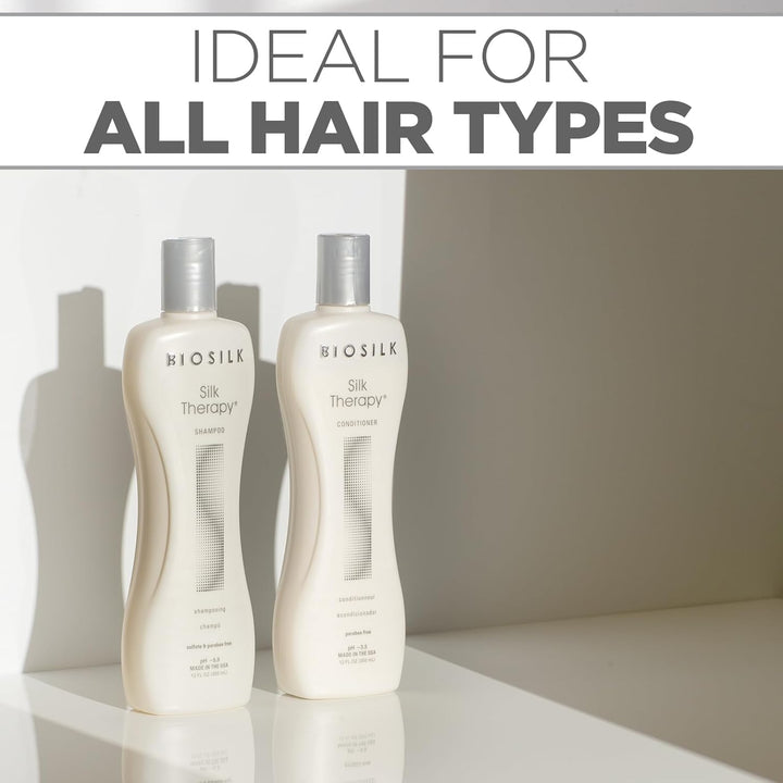 Biosilk Silk Therapy Duo Set Shampoo und Conditioner 340 ml