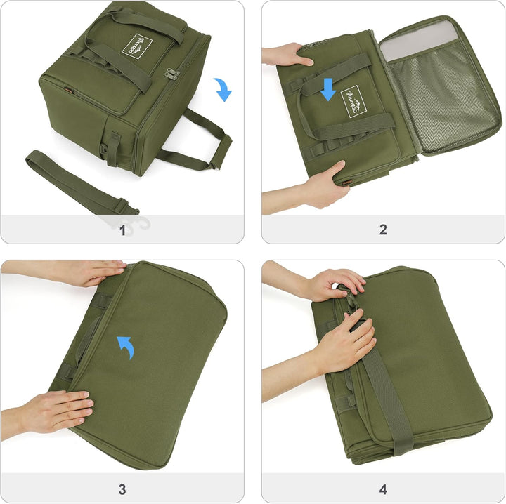 Kühltasche Faltbar, 30L Grosse Wasserdicht kühlbox Thermotasche, Isoliert Auslaufsicher Picknicktasc