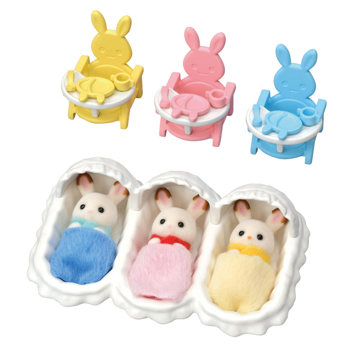 Sylvanian Families L5532 Erstausstattung für Drillinge - Puppenhaus Spielset