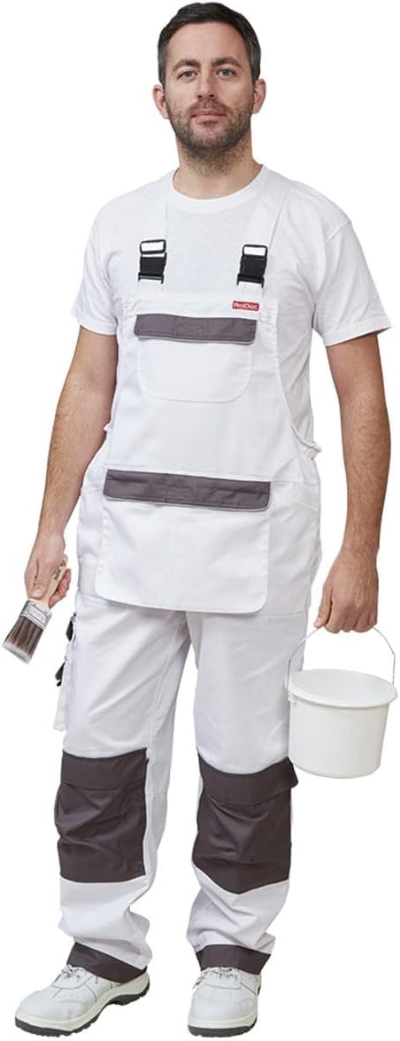 ProDec Advance awbb2 X L Maler Latzhose XXL Weiss, XXL Weiss