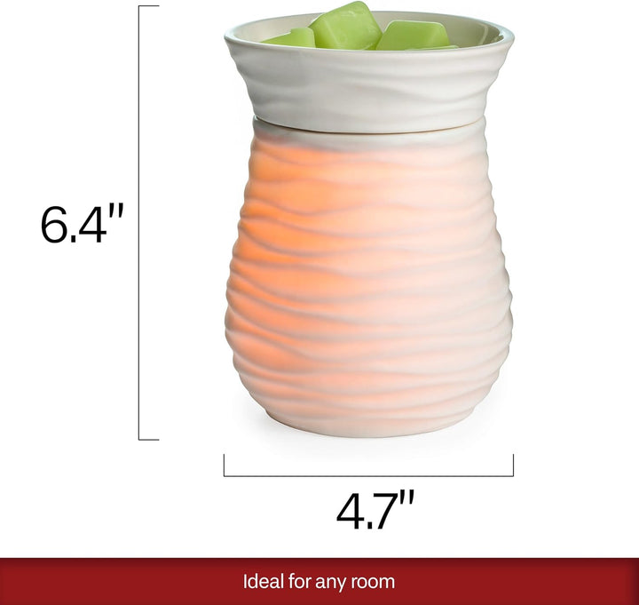 Candle Warmers Harmony Illumination Duftlampe elektrisch weiss Porzellan