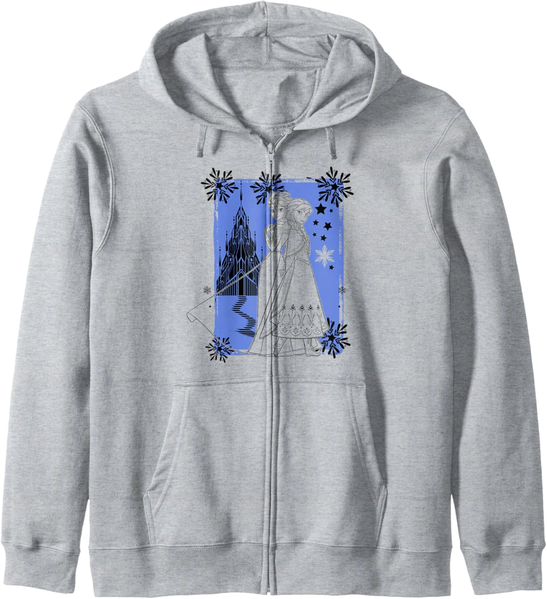 Disney Frozen Anna And Elsa Winter Castle Kapuzenjacke