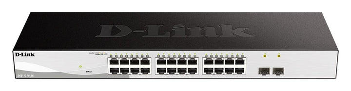 D-Link DGS-1210-26/E 26-Port Gigabit Smart Switch (24 x 10/100/1000 Mbit/s Base-T-Ports und 2 x 100/