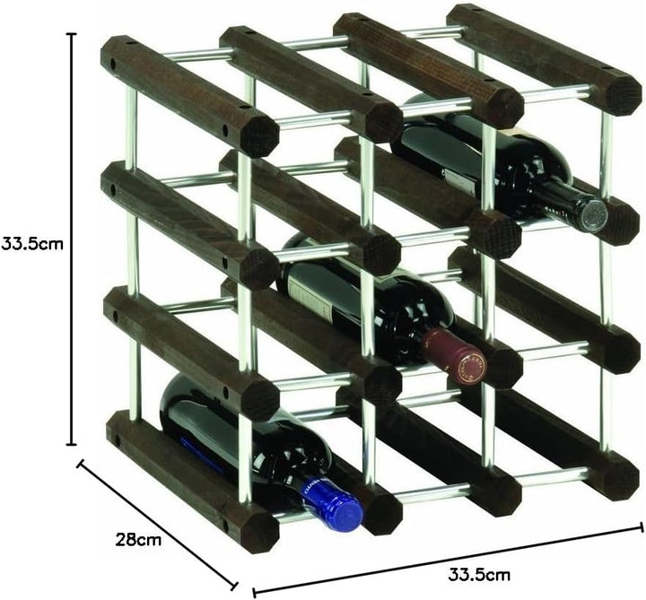 Foppapedretti 9900415615 Il Cantiniere Alluminio/Wenge Alluminio/Wengè, Alluminio/Wengè
