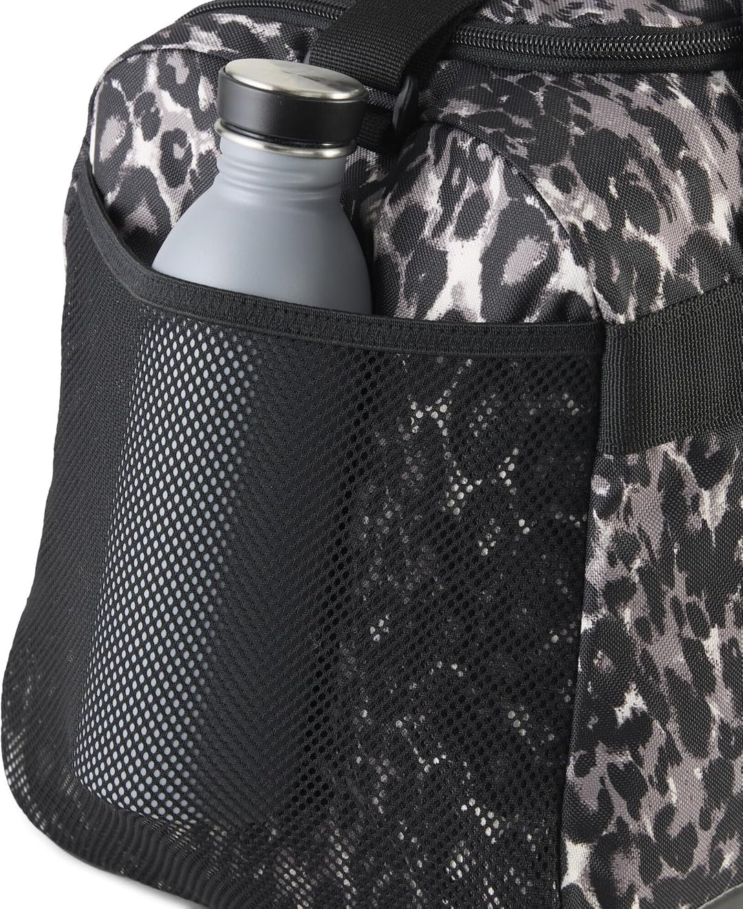 PUMA Unisex – Erwachsene PUMA Challenger Duffel Bag M Sporttasche S Aop Mouse Gray-buttercream-leopa