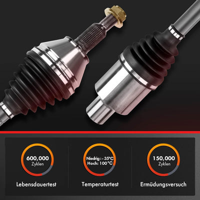 Frankberg Antriebswelle Automatikgetriebe mit ABS-Zahnring Vorderachse Rechts Kompatibel mit 300 C T