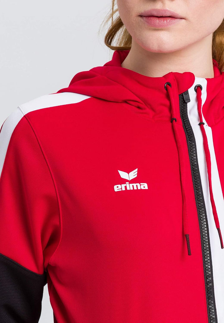 Erima Damen Präsentationsjacke Tracktop Squad 38 rot/schwarz/weiss, 38 rot/schwarz/weiss