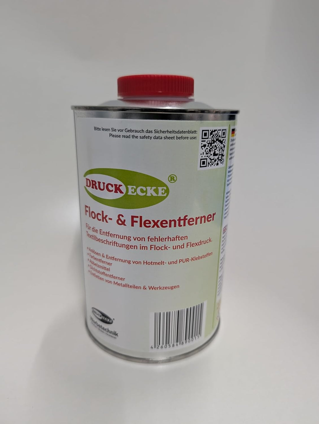 Druckecke Flock- & Flexentferner Inhalt 1kg Industrieprodukt (42,95 € / 1 KG)