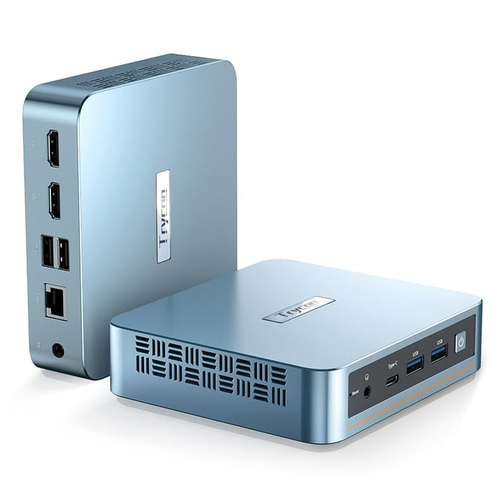 Trycoo WI-6 Mini PC 16 GB RAM 512 GB M.2 SSD, Mini-PC mit Intel 12. N100-Prozessor (bis zu 3,4 GHz),
