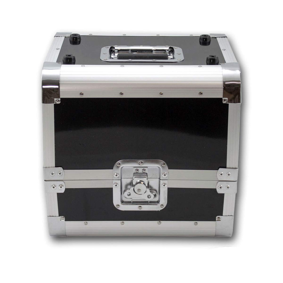 SATISFIRE® Plattenkoffer LP80 • Aluminium-Koffer • Vinyl-Case • Schallplattenkoffer • für 80 LP 50:5