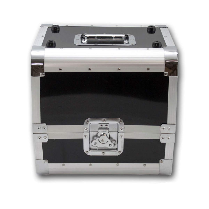SATISFIRE® Plattenkoffer LP80 • Aluminium-Koffer • Vinyl-Case • Schallplattenkoffer • für 80 LP 50:5