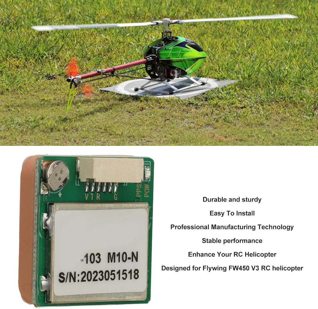 Flywing FW450 V3 GPS-Modul, Genaue Positionierung, Verbesserte Flugkontrolle und Stabilität, Kompati