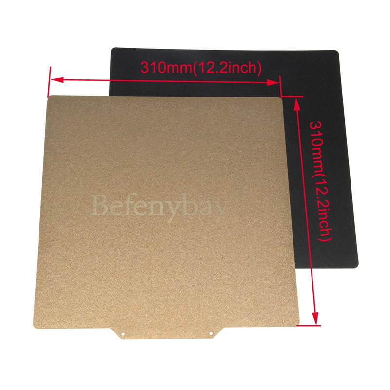Befenybay Flexibles, abnehmbares einseitiges Spritzen PEI-Blechbett Magnetisch beheiztes Bett Bauflä