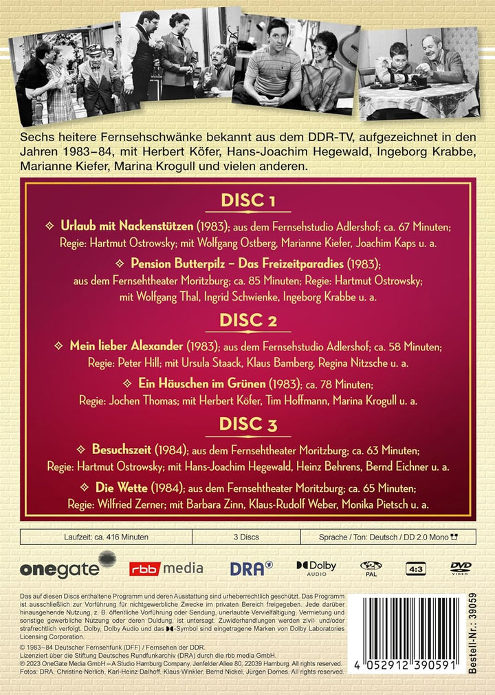 Fernsehschwänke aus dem DDR-TV - Box 4 - 1983-84 (DDR TV-Archiv) [3 DVDs], DVD