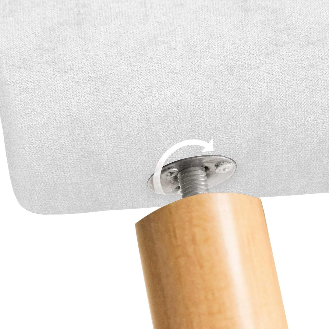 DHOME Kopfteil aus Kunstleder oder Stoff AQUALINE Glattes gepolstertes Kopfteil Luxusbett Kopfteil (