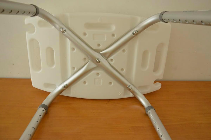 Adjustable Bath Chair,Höhenverstellbar Duschhocker, Anti-Rutsch Badsitz Duschhilfe Duschsitz,150KG K