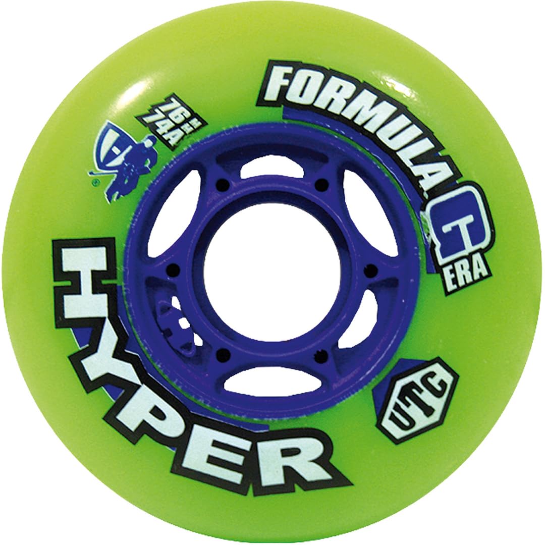 HyperWheels Des Hyper Rad P. Hock Ind Fg Era68-74a 4Stk Hockeyrollen und Rollschuhen, Unisex, für Er