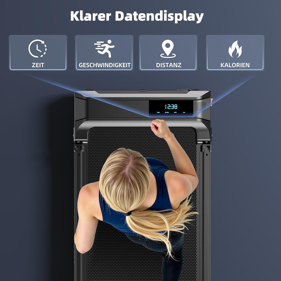 Laufband für Zuhause Walking Pad Klappbar - Home Schreibtisch Laufpad Faltbares Foldable Treadmill L